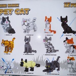 Mini building block Pet Cat sets 🎄Stocking Stuffers 🎄